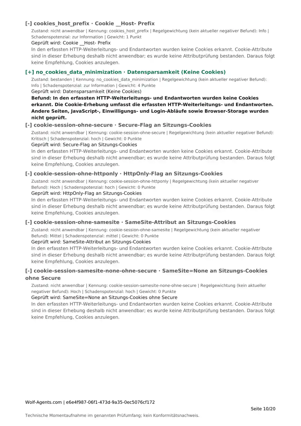 Seite 10 von 20 des PDF-Musters Web
