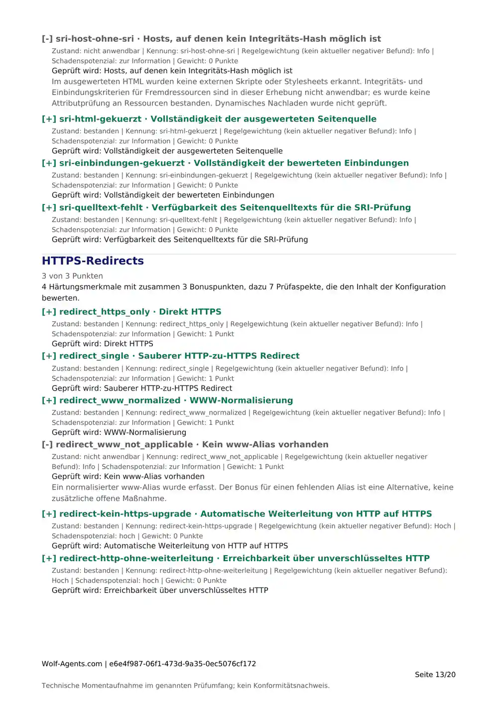 Seite 13 von 20 des PDF-Musters Web
