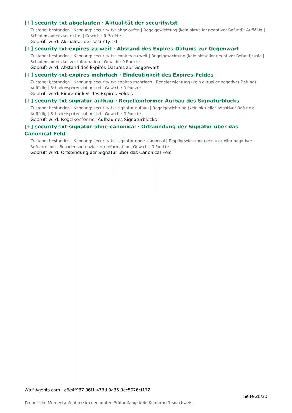 Seite 20 von 20 des PDF-Musters Web