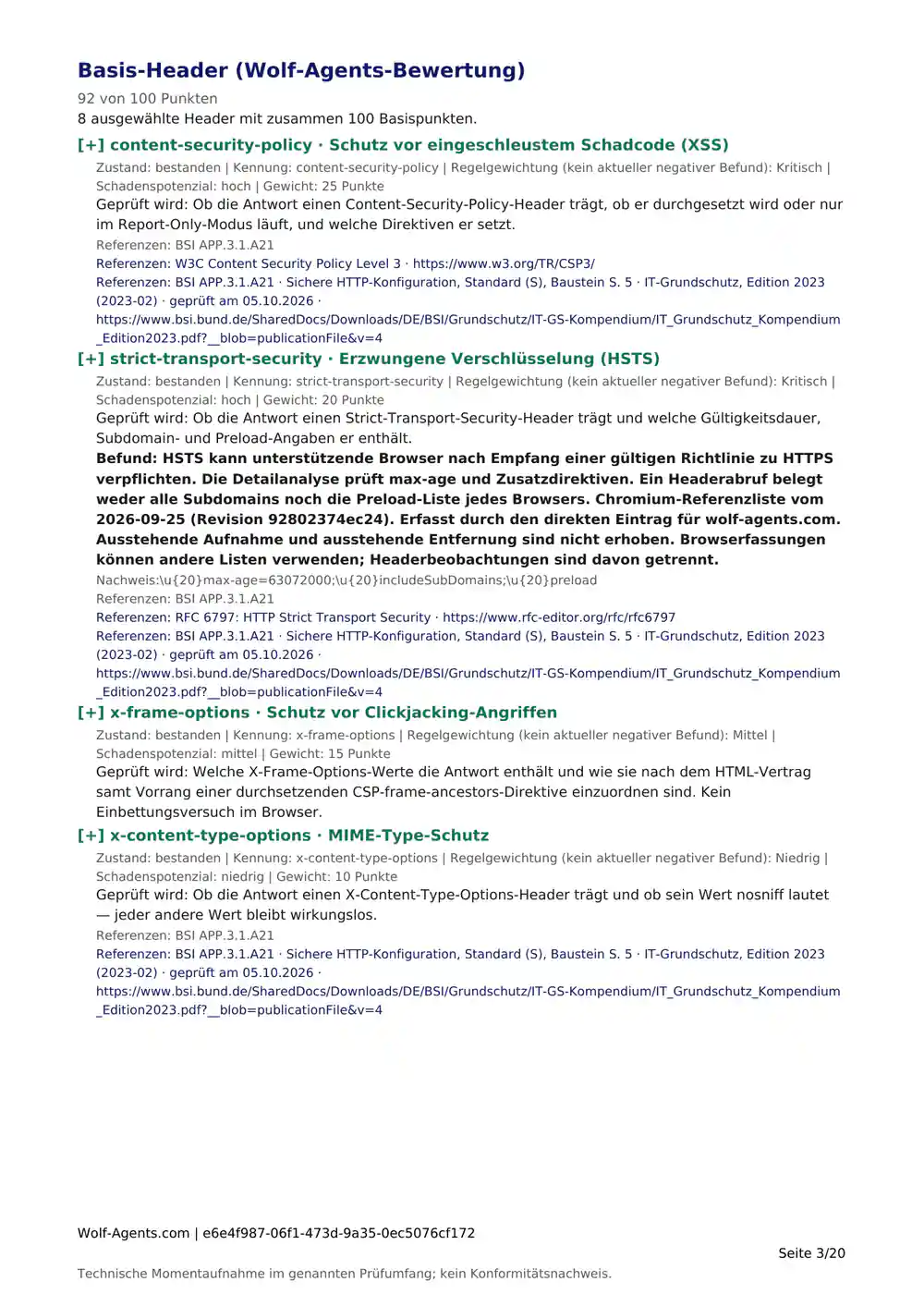 Seite 3 von 20 des PDF-Musters Web